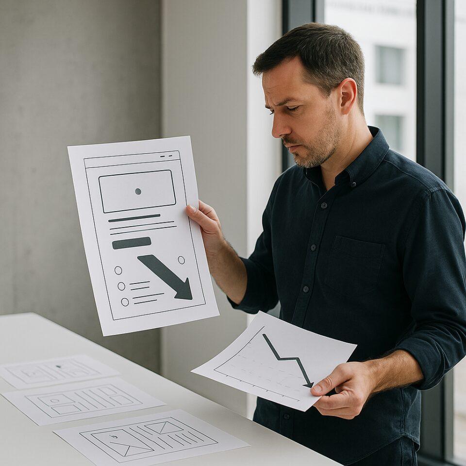 Página de campanha com baixa geração de leads: Critérios para decidir melhorias